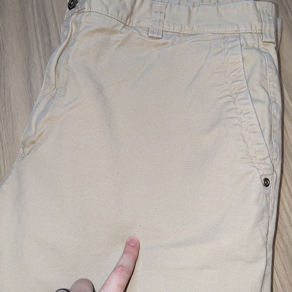 DULUTH TRADING Flex Ballroom Khakis Tan 5-Pocket Pants Men's 40x34 Inseam 32in - Picture 3 of 15